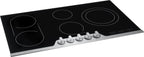 Frigidaire Fpec3677r Professional 36" Wide Built-In Electric Cooktop - Stainless Steel