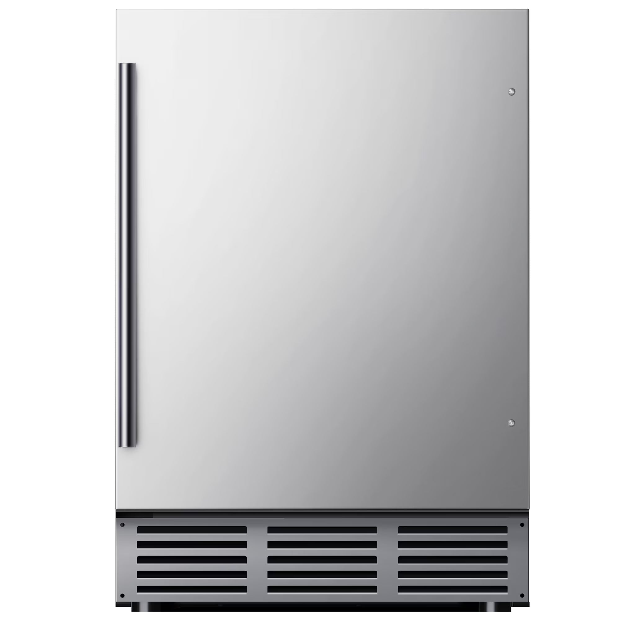 Simzlife 15 in. Single Zone 130-Cans Built-in Beverage Refrigerator Cooler Fridge in Silver Stainless Steel, with Auto LED Lights