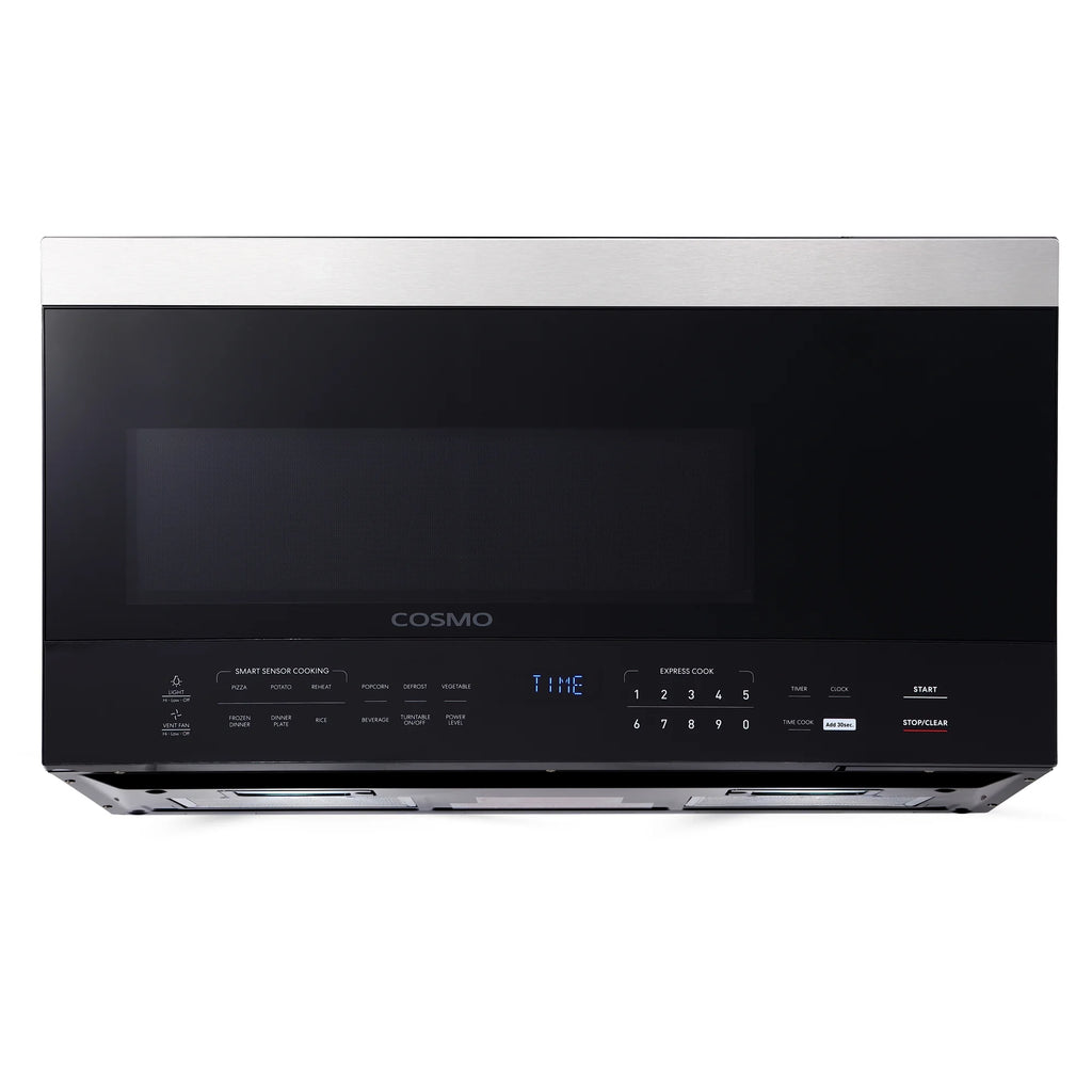 Cosmo 5 Piece Kitchen Appliance Package With 30" Electric Cooktop 24" Single Electric Wall Oven 30" Over-the-range Microwave French Door Refrigerator & 24" Built-in Fully Integrated Dishwasher
