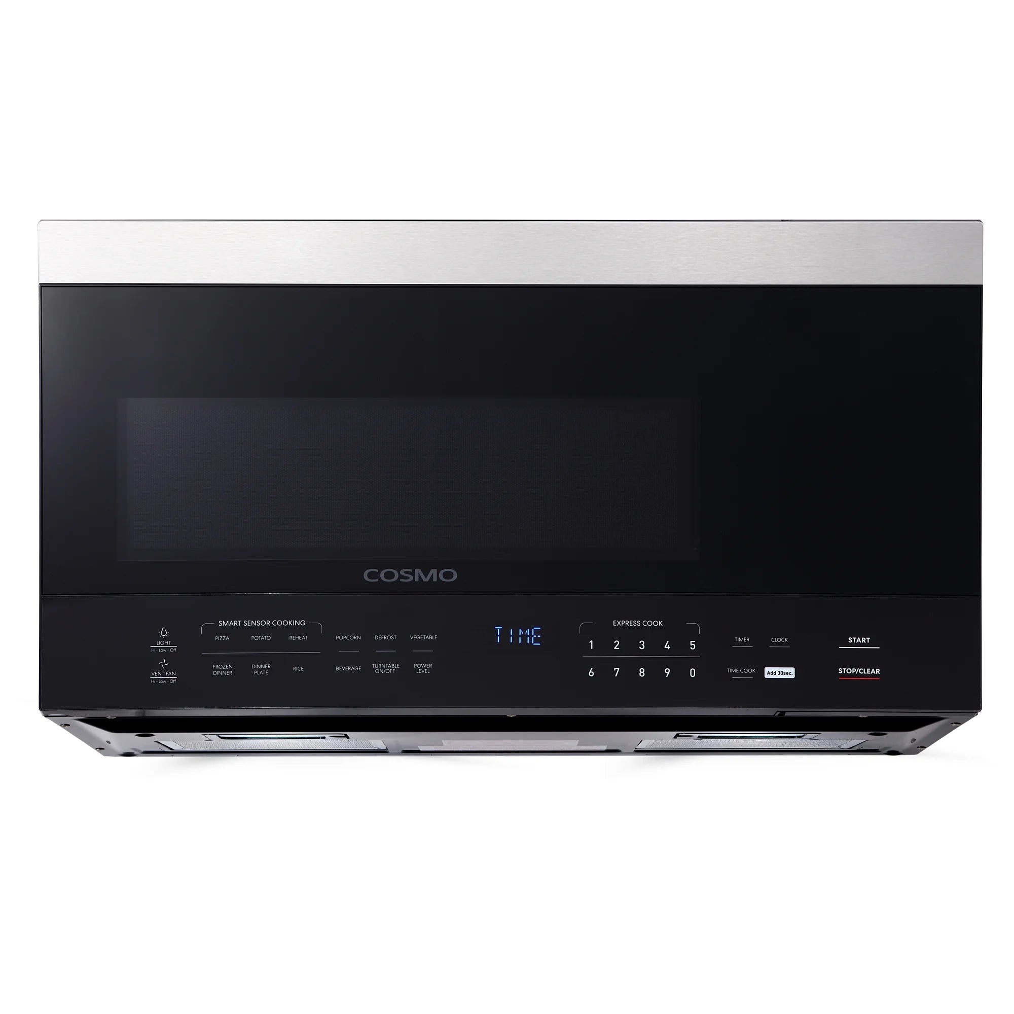 Cosmo 5 Piece Kitchen Appliance Package With 30" Electric Cooktop 24" Single Electric Wall Oven 30" Over-the-range Microwave French Door Refrigerator & 24" Built-in Fully Integrated Dishwasher