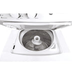 GE Unitized Spacemaker 3.8 DOE cu. ft. Stainless Steel Washer and 5.9 cu. ft. Gas Dryer