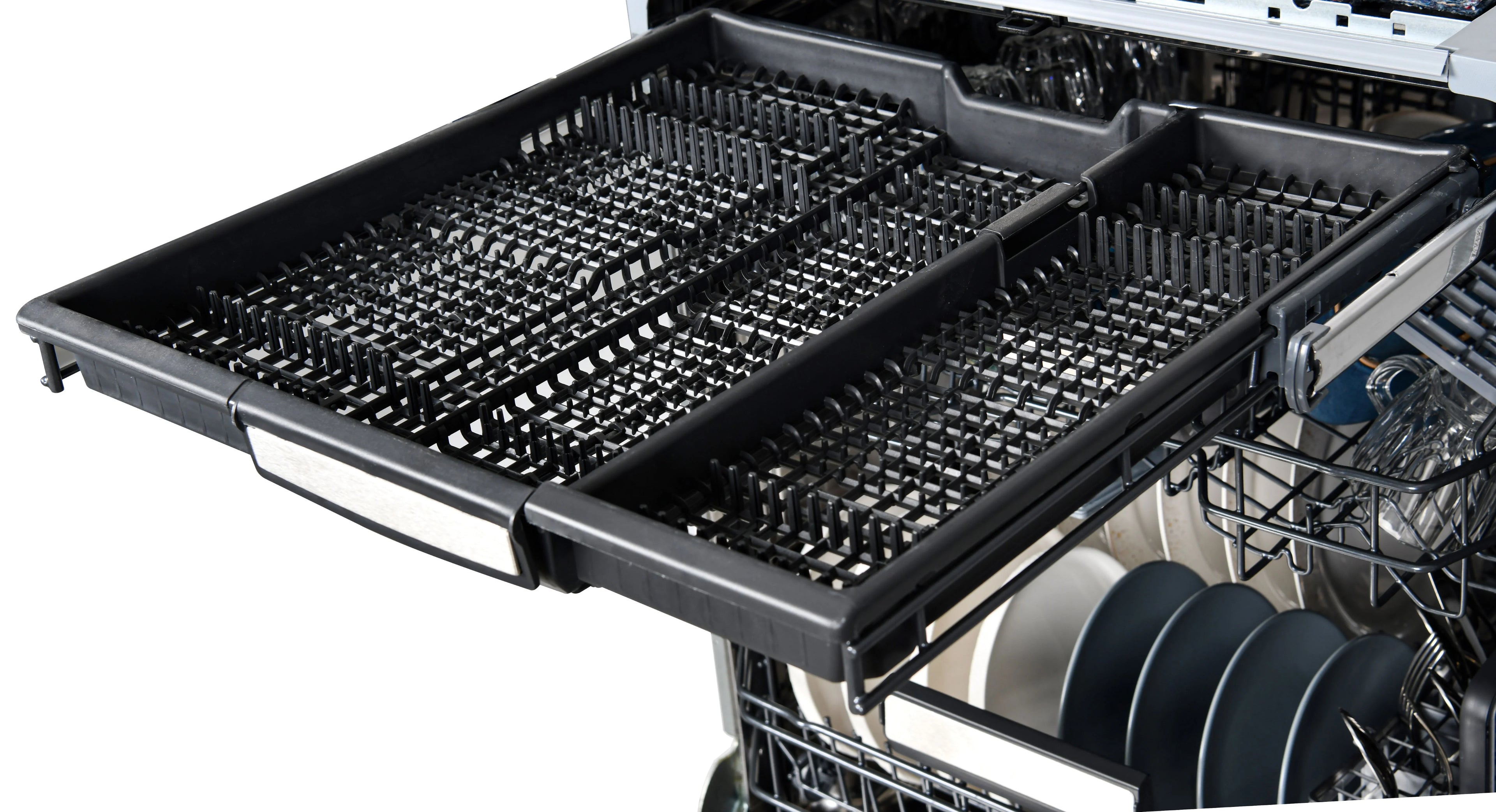 Kenmore 24�?Built-In-Dishwasher w/ 3rd Rack & Turbo Dry with Pocket Handle-SS
