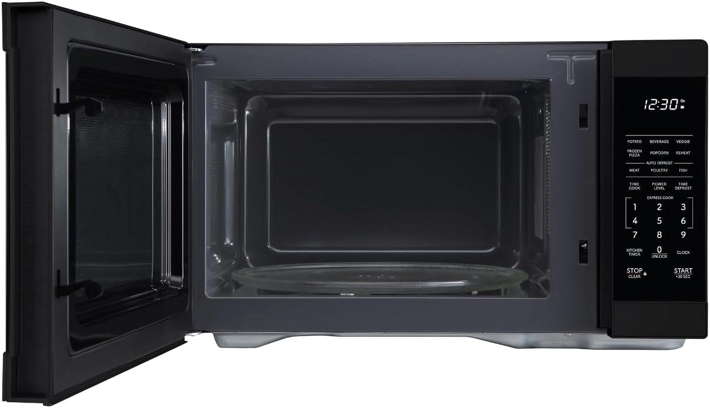 Countertop Microwave, 1000W, 1.1 cu ft, BLACK