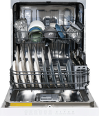 Kenmore 02214592 Built-in 24" Stainless Steel Tub Dishwasher, SmartWash, White, 34"H x 24"W x 25"D