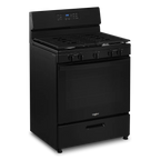 WHIRLPOOL WFG505M0MB 30" Black Free Standing Gas Range Black