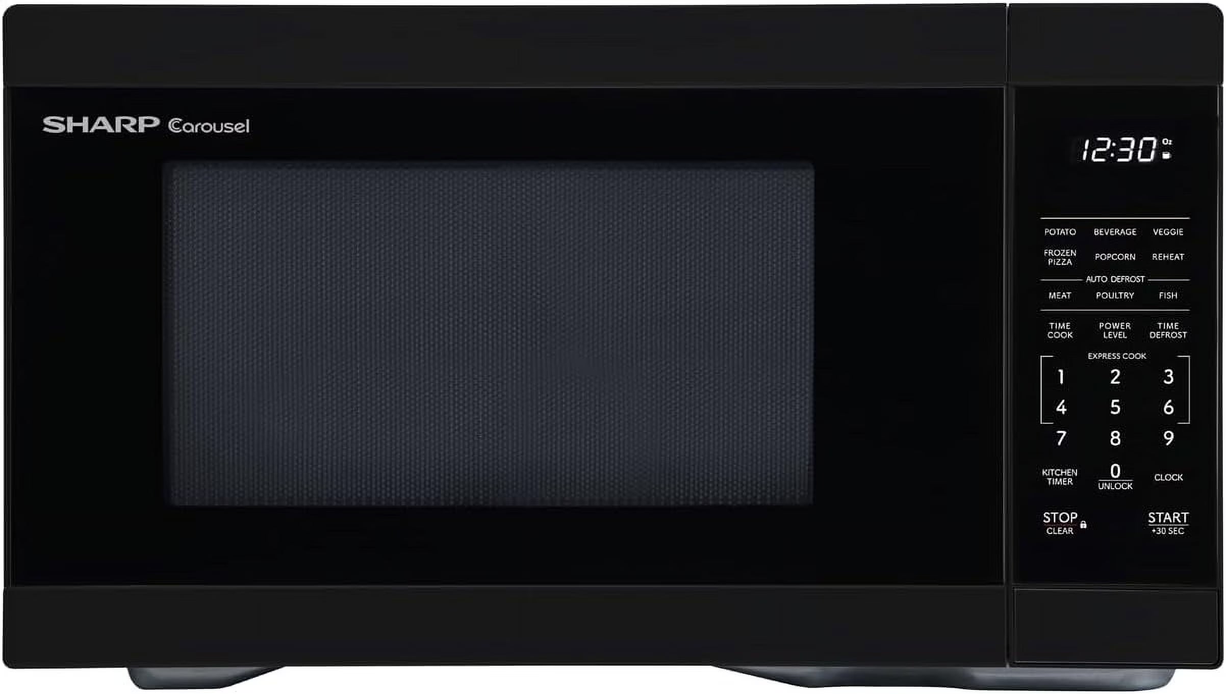 Countertop Microwave, 1000W, 1.1 cu ft, BLACK