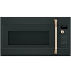 Café CVM517P3RD1 1.7 Cu. Ft. Matte Black Convection Over-the-Range Microwave with Air Fry