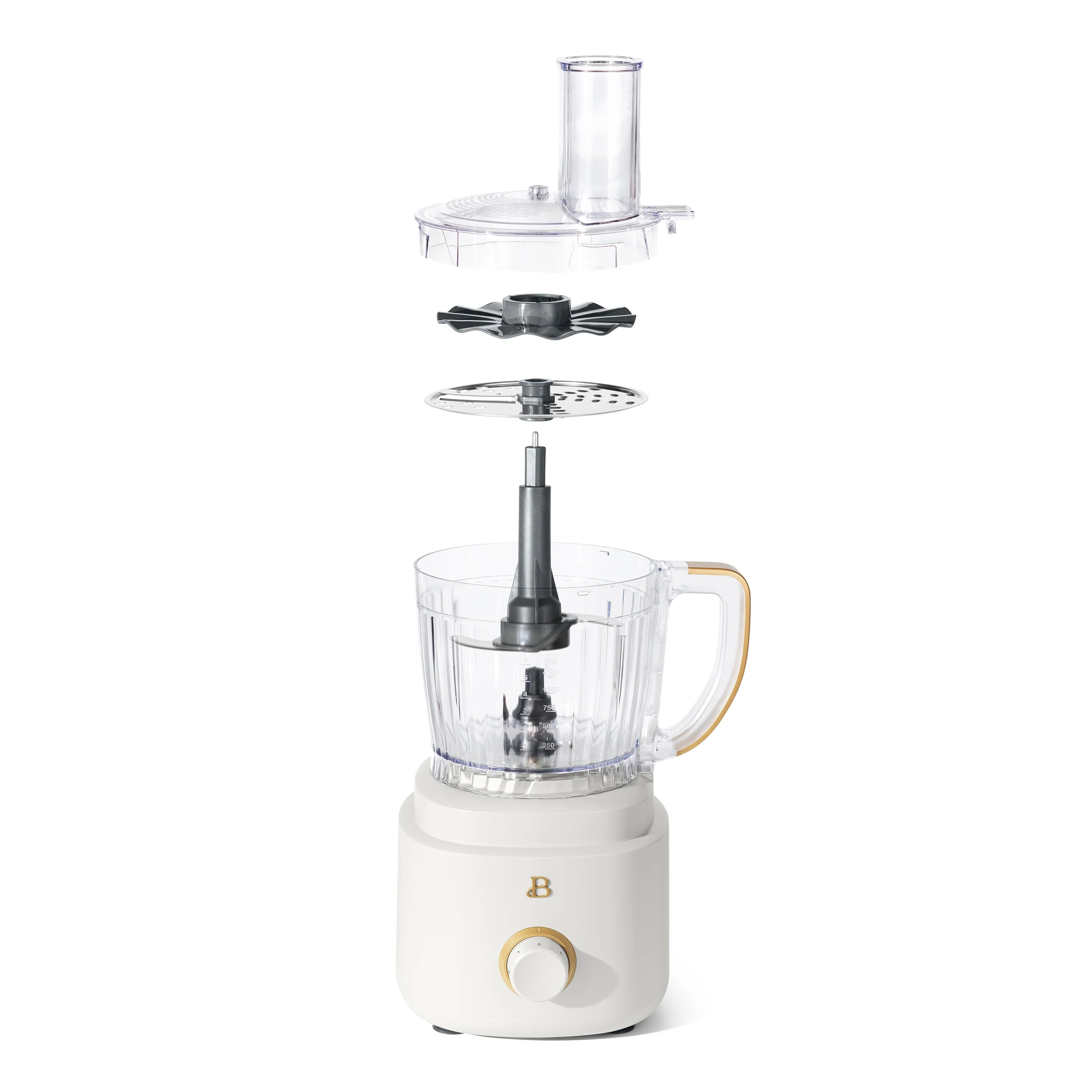 Beautiful 10-Cup Food Processor with Accessories, White Icing by Drew Barrymore