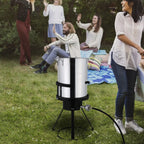 Ktaxon Propane Outdoor Fryer Aluminum Frying/Boiling Turkey Fryer Pot 30QT